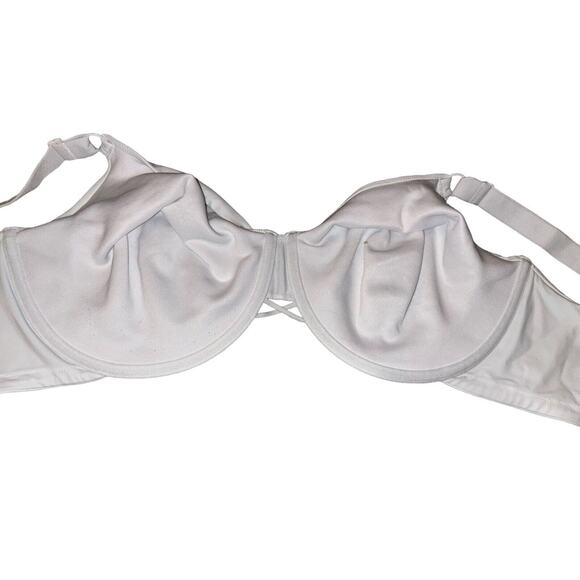 Vanity Fair 76571 White Brilliance Back Smoothing Underwire Bra Sz 44DDD - Picture 1 of 5